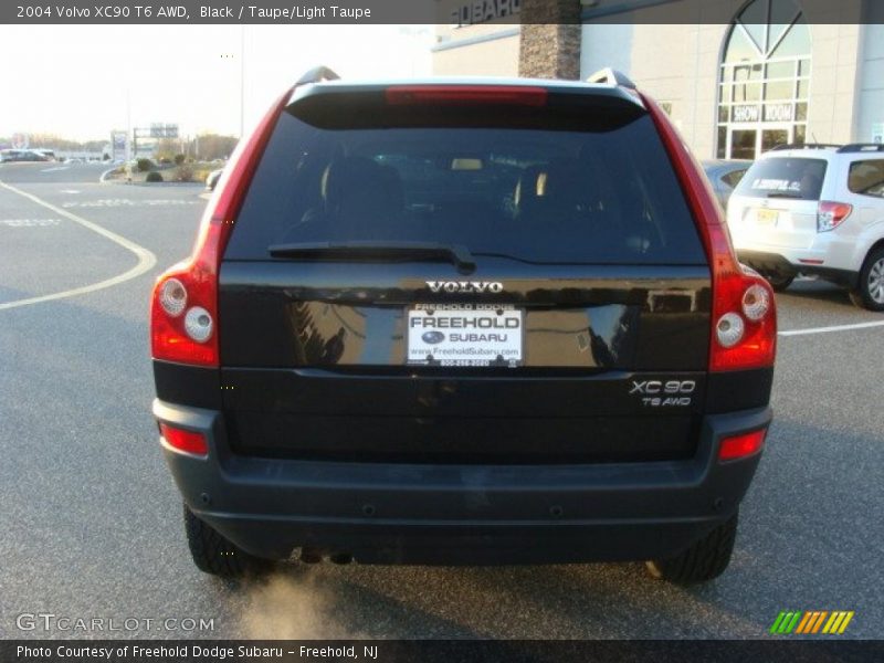 Black / Taupe/Light Taupe 2004 Volvo XC90 T6 AWD