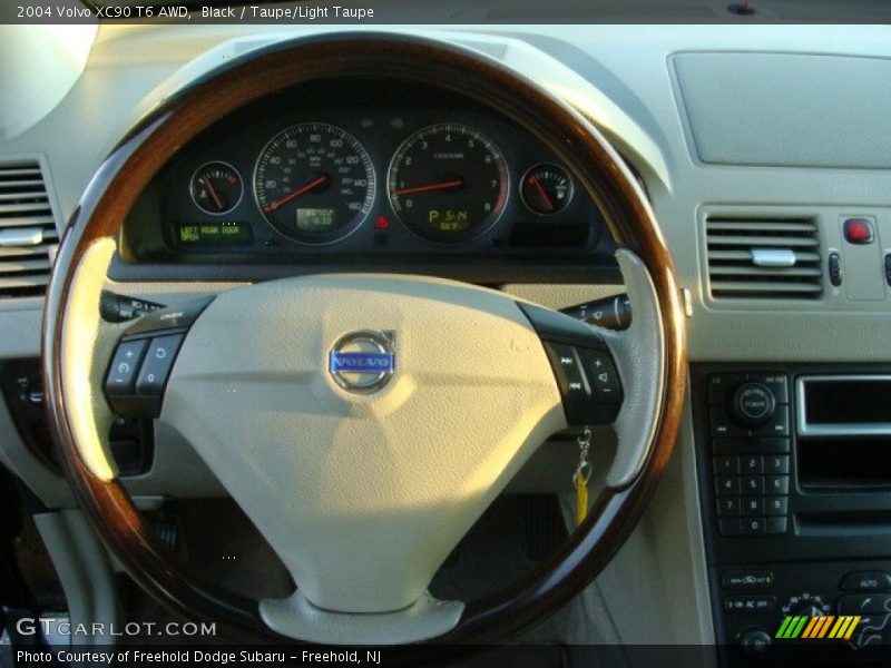 Black / Taupe/Light Taupe 2004 Volvo XC90 T6 AWD