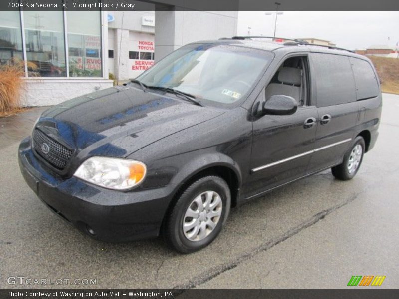 Midnight Black / Gray 2004 Kia Sedona LX