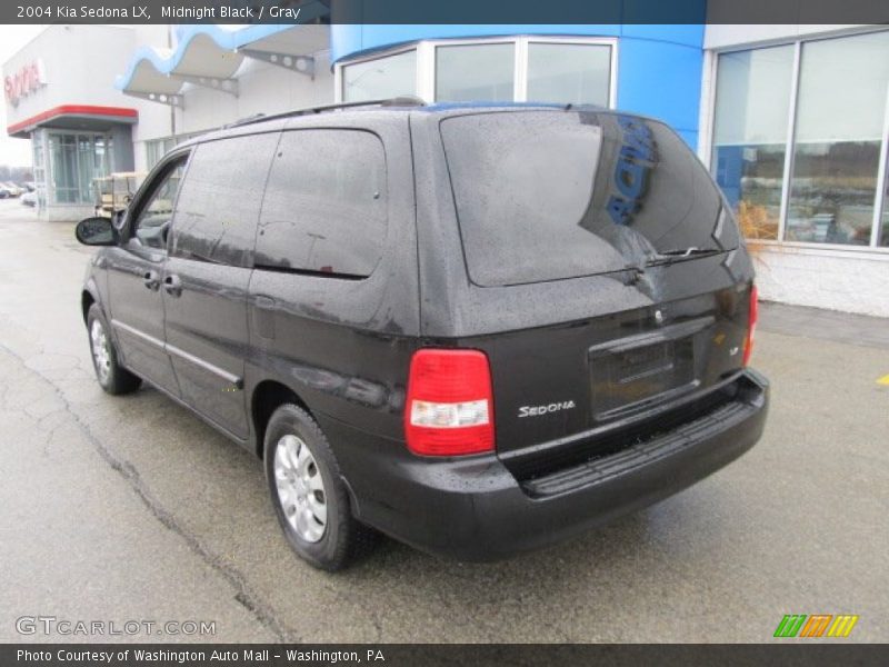 Midnight Black / Gray 2004 Kia Sedona LX