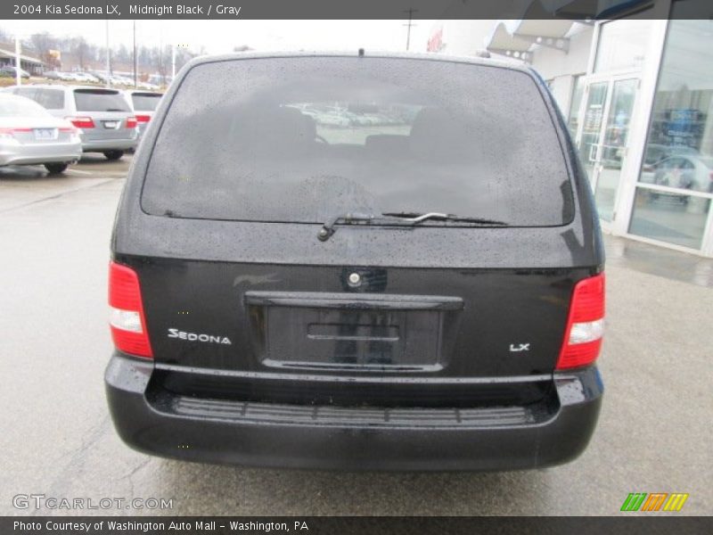 Midnight Black / Gray 2004 Kia Sedona LX