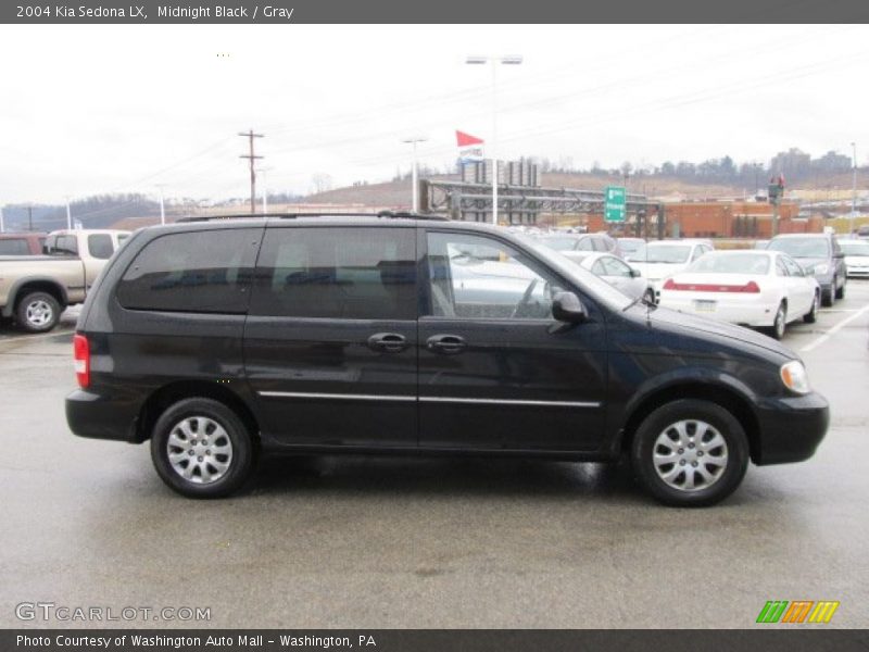 Midnight Black / Gray 2004 Kia Sedona LX