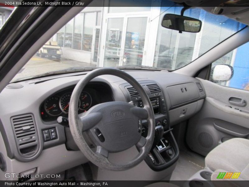 Midnight Black / Gray 2004 Kia Sedona LX