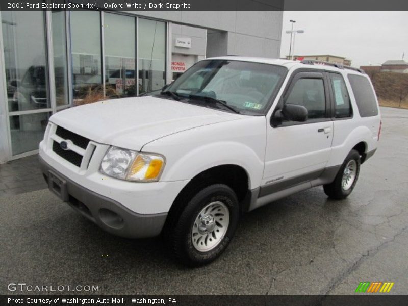 Oxford White / Dark Graphite 2001 Ford Explorer Sport 4x4
