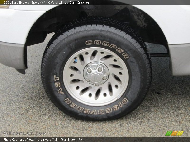 Oxford White / Dark Graphite 2001 Ford Explorer Sport 4x4