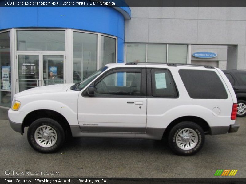 Oxford White / Dark Graphite 2001 Ford Explorer Sport 4x4