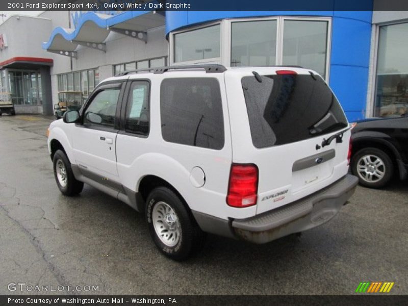 Oxford White / Dark Graphite 2001 Ford Explorer Sport 4x4