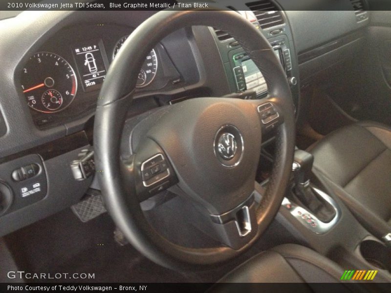 Blue Graphite Metallic / Titan Black 2010 Volkswagen Jetta TDI Sedan