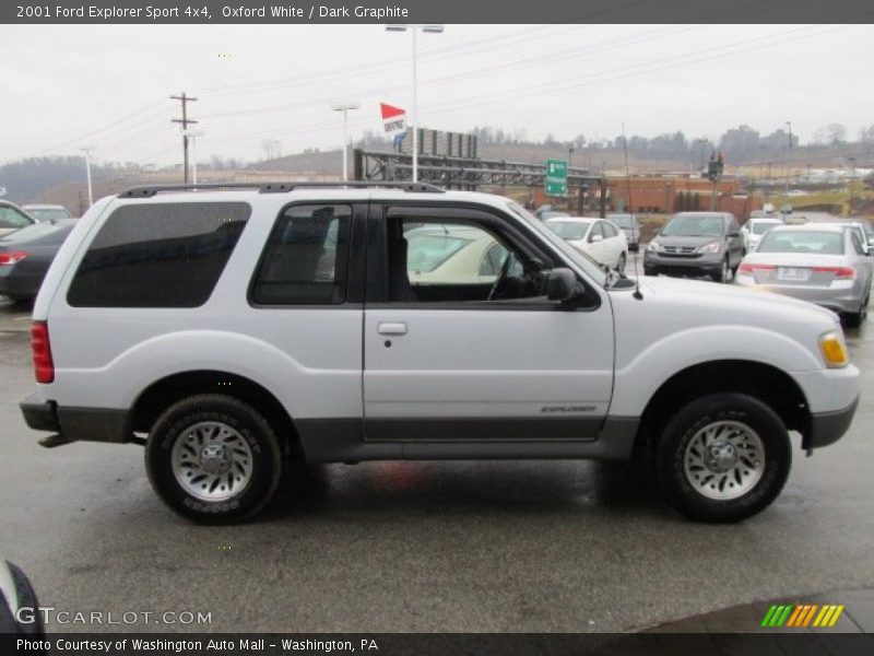 Oxford White / Dark Graphite 2001 Ford Explorer Sport 4x4