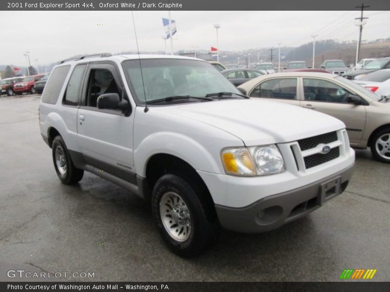 Oxford White / Dark Graphite 2001 Ford Explorer Sport 4x4