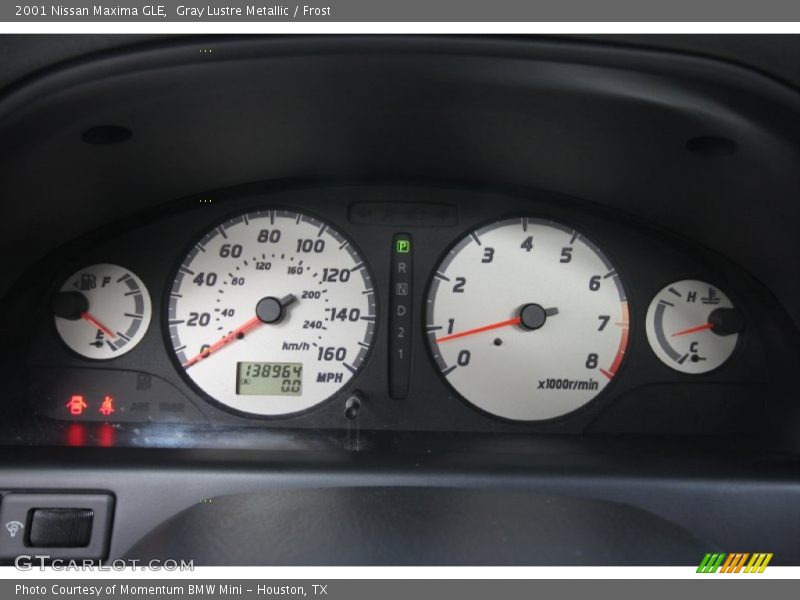 Gray Lustre Metallic / Frost 2001 Nissan Maxima GLE