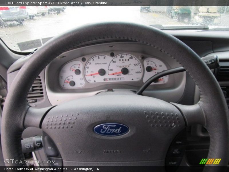 Oxford White / Dark Graphite 2001 Ford Explorer Sport 4x4