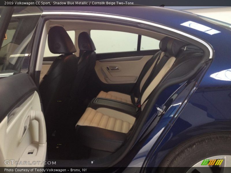 Shadow Blue Metallic / Cornsilk Beige Two-Tone 2009 Volkswagen CC Sport