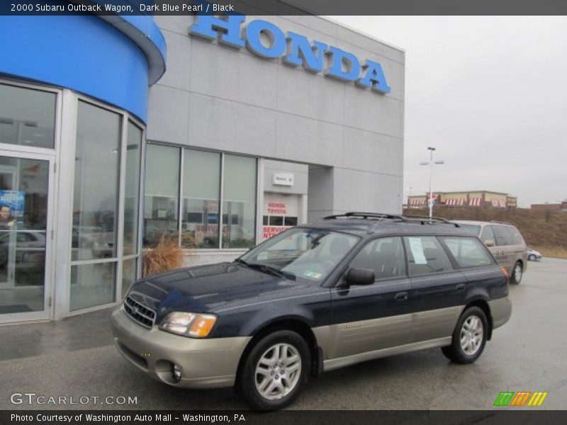 Dark Blue Pearl / Black 2000 Subaru Outback Wagon