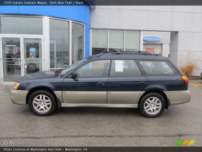 Dark Blue Pearl / Black 2000 Subaru Outback Wagon