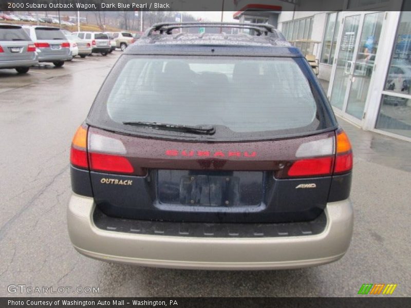 Dark Blue Pearl / Black 2000 Subaru Outback Wagon