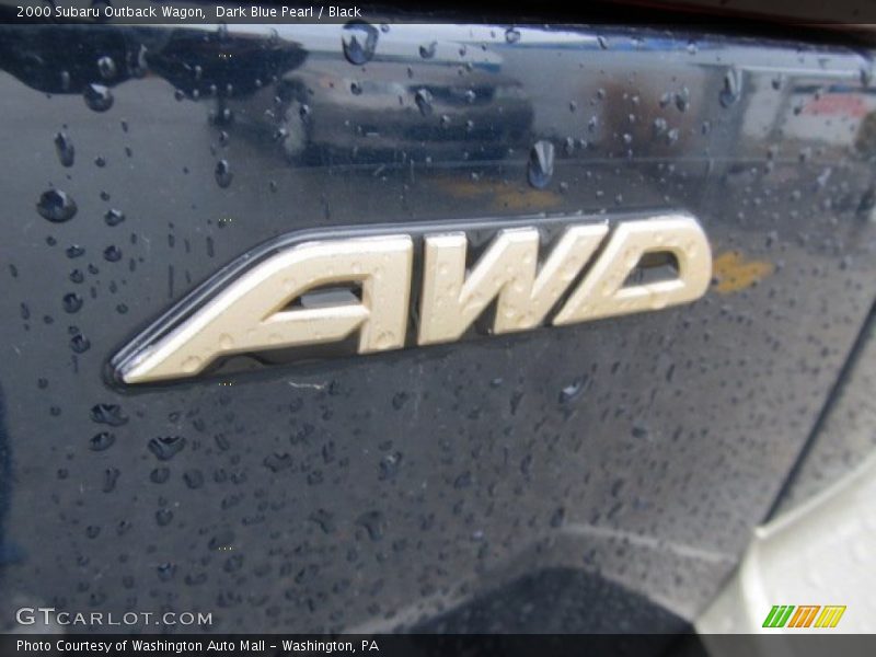Dark Blue Pearl / Black 2000 Subaru Outback Wagon
