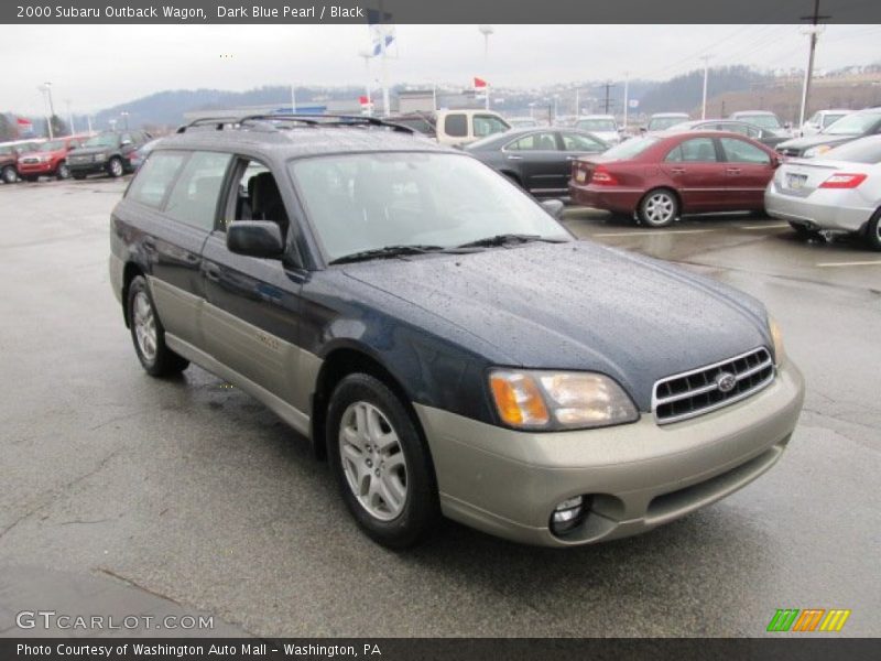 Dark Blue Pearl / Black 2000 Subaru Outback Wagon