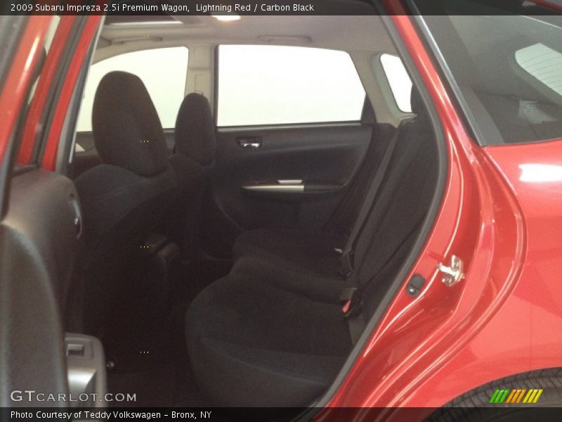 Lightning Red / Carbon Black 2009 Subaru Impreza 2.5i Premium Wagon