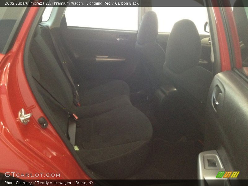 Lightning Red / Carbon Black 2009 Subaru Impreza 2.5i Premium Wagon