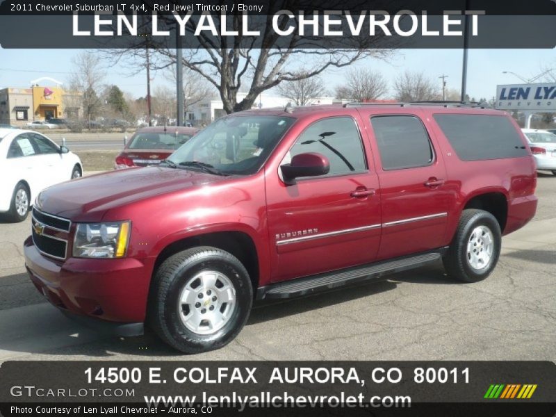 Red Jewel Tintcoat / Ebony 2011 Chevrolet Suburban LT 4x4