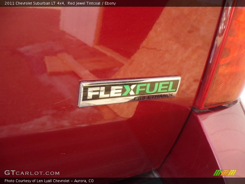 Red Jewel Tintcoat / Ebony 2011 Chevrolet Suburban LT 4x4
