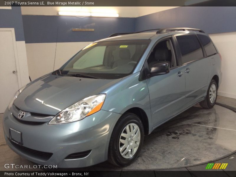 Blue Mirage Metallic / Stone 2007 Toyota Sienna LE