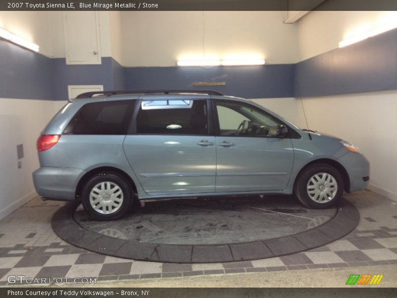 Blue Mirage Metallic / Stone 2007 Toyota Sienna LE
