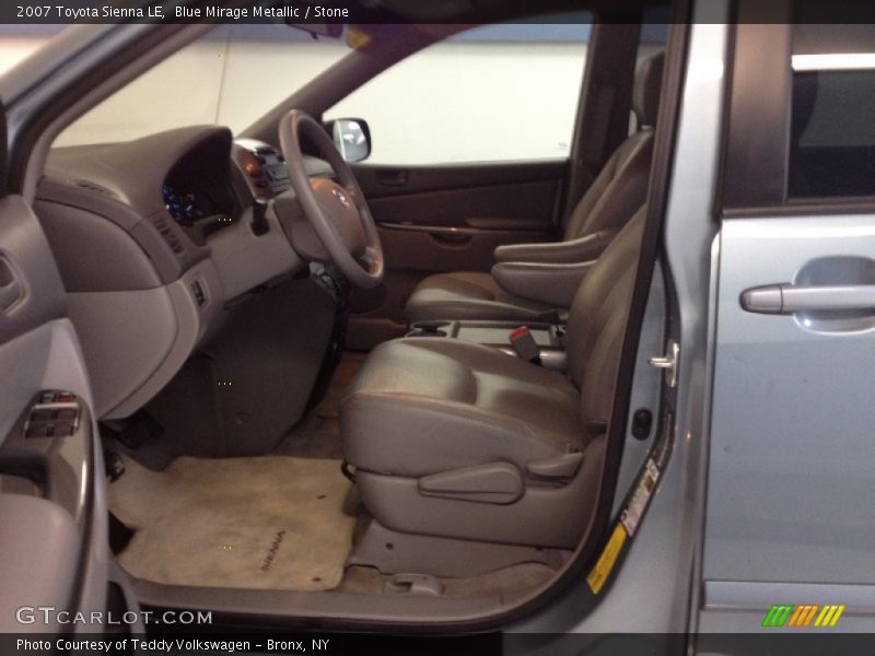 Blue Mirage Metallic / Stone 2007 Toyota Sienna LE