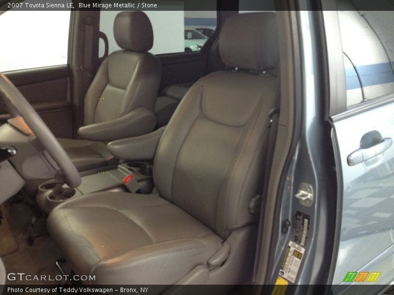 Blue Mirage Metallic / Stone 2007 Toyota Sienna LE