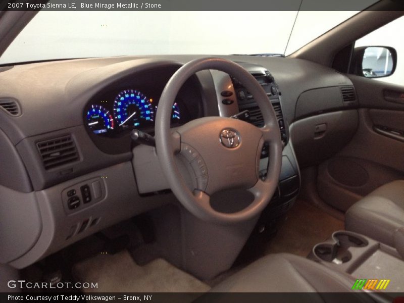 Blue Mirage Metallic / Stone 2007 Toyota Sienna LE