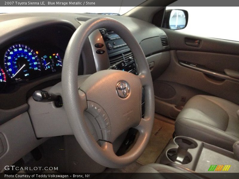 Blue Mirage Metallic / Stone 2007 Toyota Sienna LE