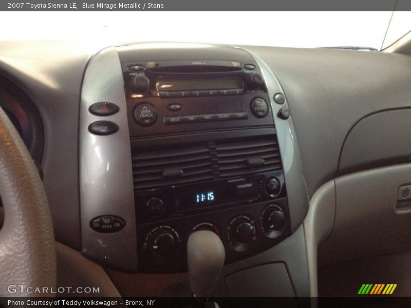 Blue Mirage Metallic / Stone 2007 Toyota Sienna LE