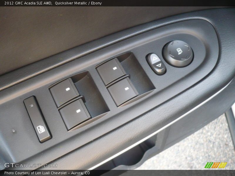 Quicksilver Metallic / Ebony 2012 GMC Acadia SLE AWD
