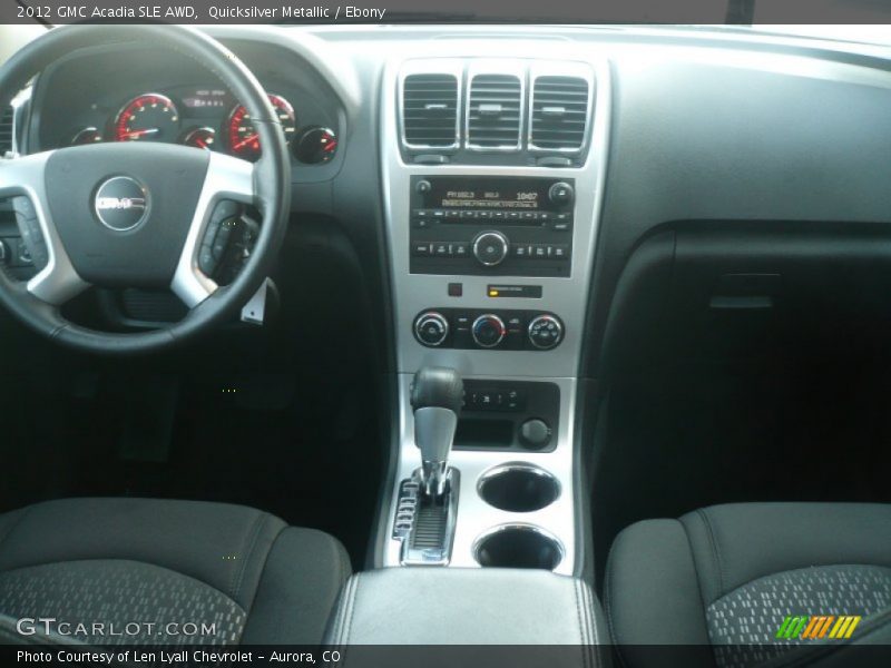 Quicksilver Metallic / Ebony 2012 GMC Acadia SLE AWD
