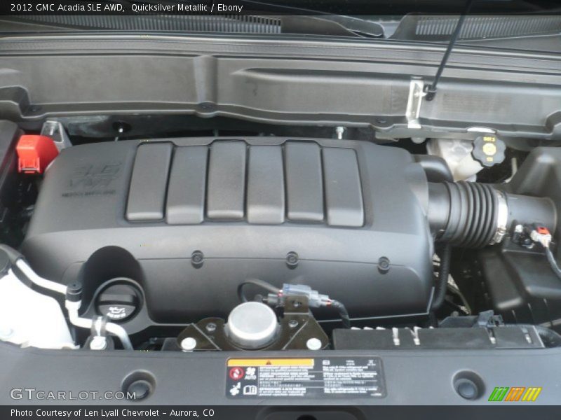 Quicksilver Metallic / Ebony 2012 GMC Acadia SLE AWD