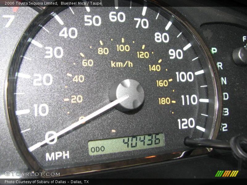 Bluesteel Mica / Taupe 2006 Toyota Sequoia Limited