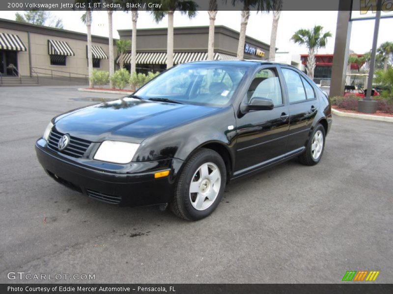 Black / Gray 2000 Volkswagen Jetta GLS 1.8T Sedan