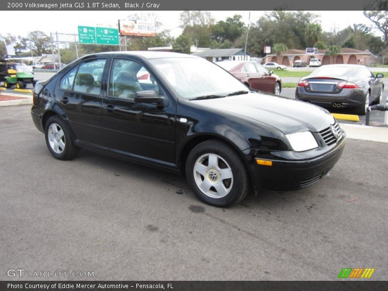 Black / Gray 2000 Volkswagen Jetta GLS 1.8T Sedan