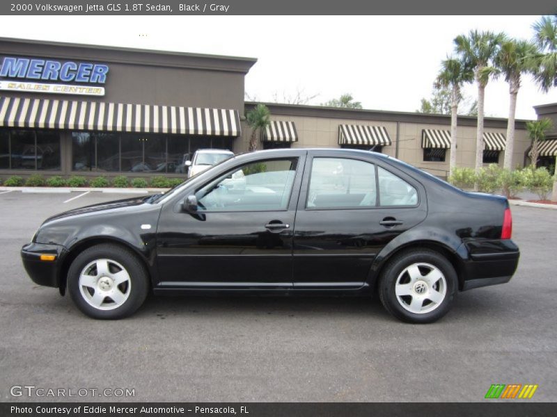 Black / Gray 2000 Volkswagen Jetta GLS 1.8T Sedan