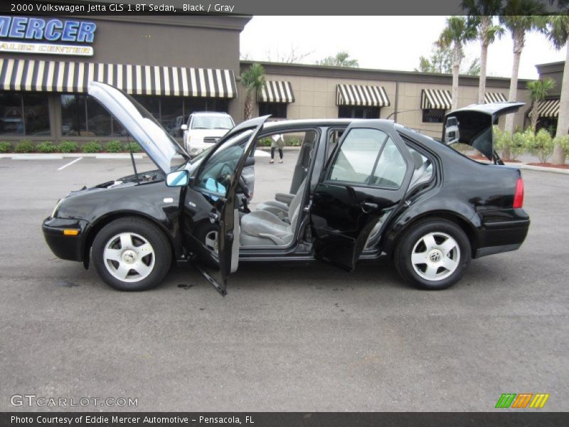 Black / Gray 2000 Volkswagen Jetta GLS 1.8T Sedan