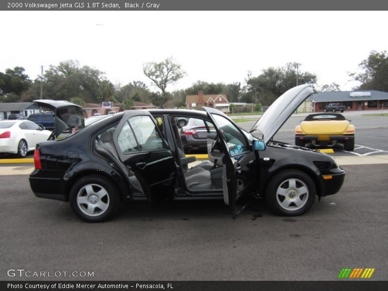 Black / Gray 2000 Volkswagen Jetta GLS 1.8T Sedan