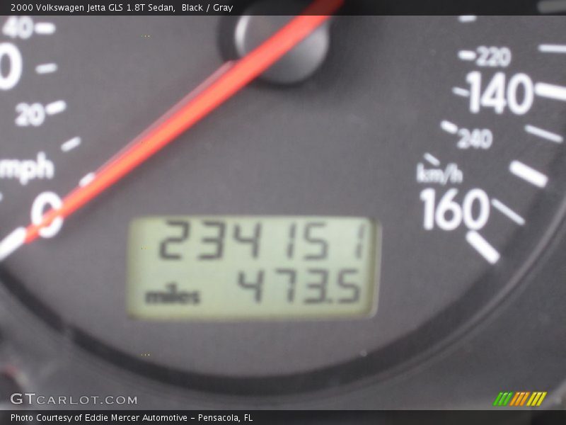 Black / Gray 2000 Volkswagen Jetta GLS 1.8T Sedan