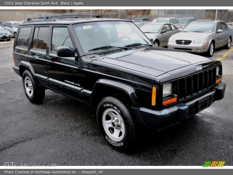 Black / Agate 2001 Jeep Cherokee Sport 4x4
