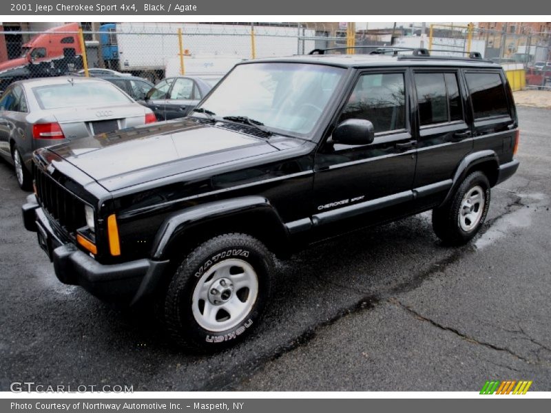 Black / Agate 2001 Jeep Cherokee Sport 4x4