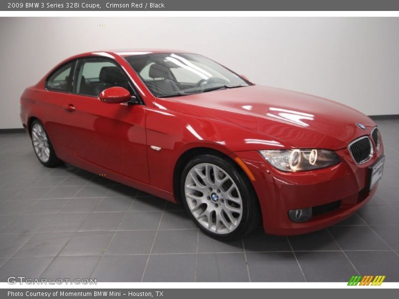 Crimson Red / Black 2009 BMW 3 Series 328i Coupe