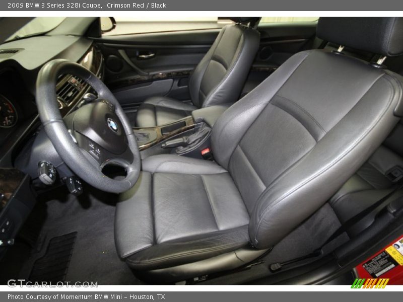 Crimson Red / Black 2009 BMW 3 Series 328i Coupe