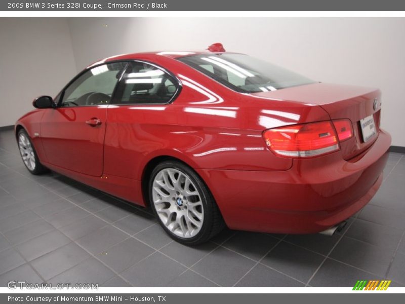 Crimson Red / Black 2009 BMW 3 Series 328i Coupe