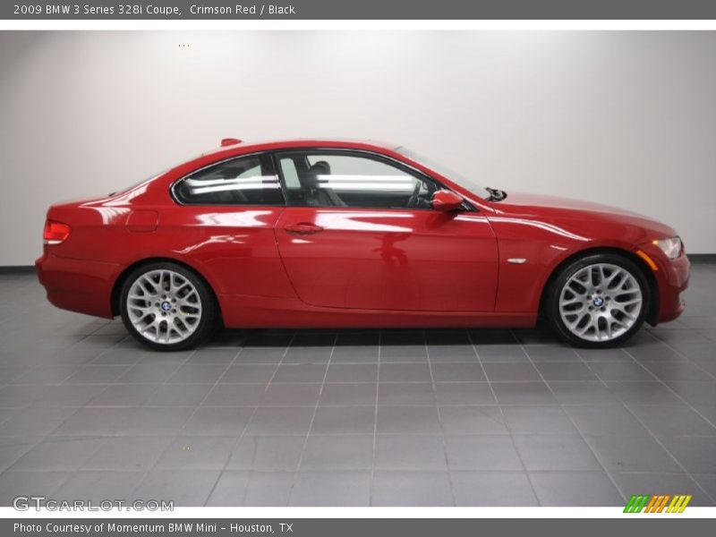 Crimson Red / Black 2009 BMW 3 Series 328i Coupe