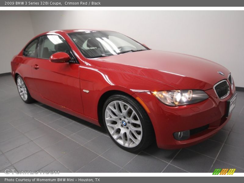 Crimson Red / Black 2009 BMW 3 Series 328i Coupe